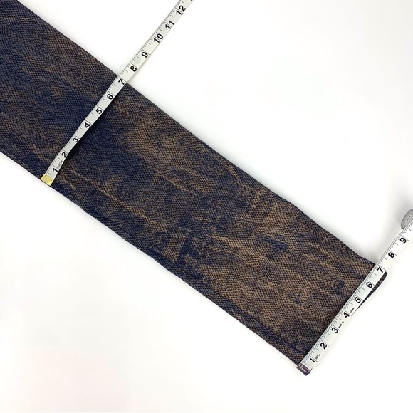 Bubblegum Gold Coated Reptile Print Slim Straight Mid Rise Jeggings, 9/10 - Picture 13 of 16